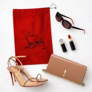 Christian Louboutin Scarlet Red Shoe Bag